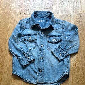 GAP Light Blue Kids Denim shirt